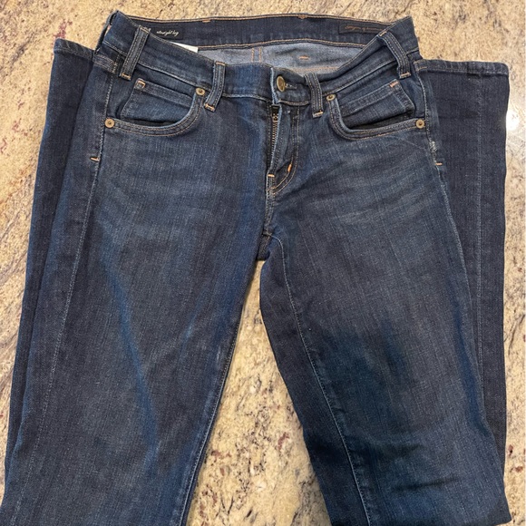 Citizens of Humanity Buckle Embroidery Jeans Size 25 - Picture 3 of 4